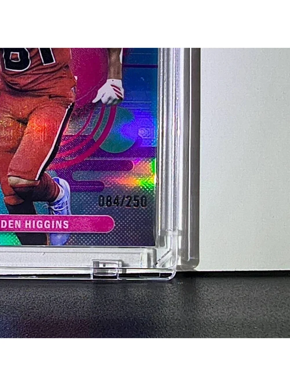 Jayden Higgins Rookie 2025 Topps Finest NFL #118 Uncommon Houston Texans 084/250